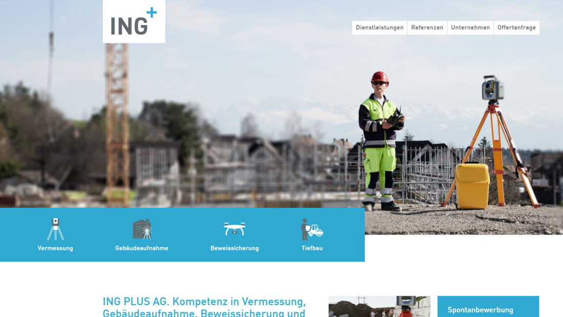 Relaunch Website. ING PLUS