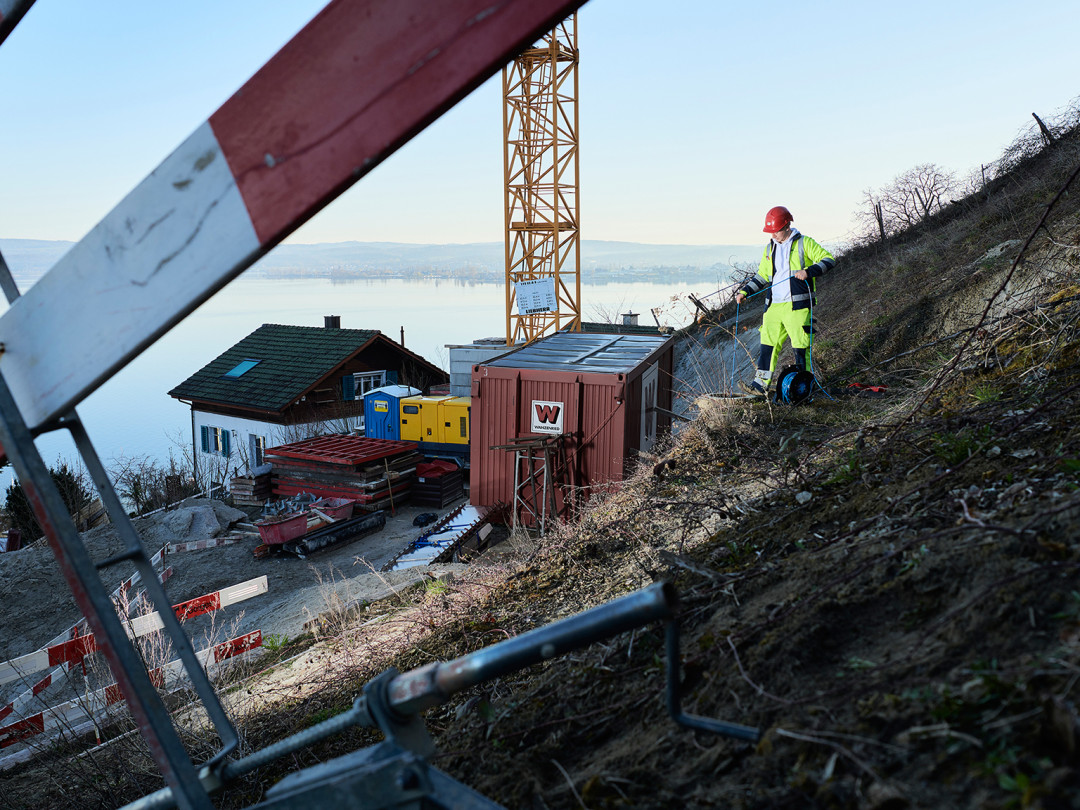 Inklinometermessung für Beweissicherung. ING PLUS