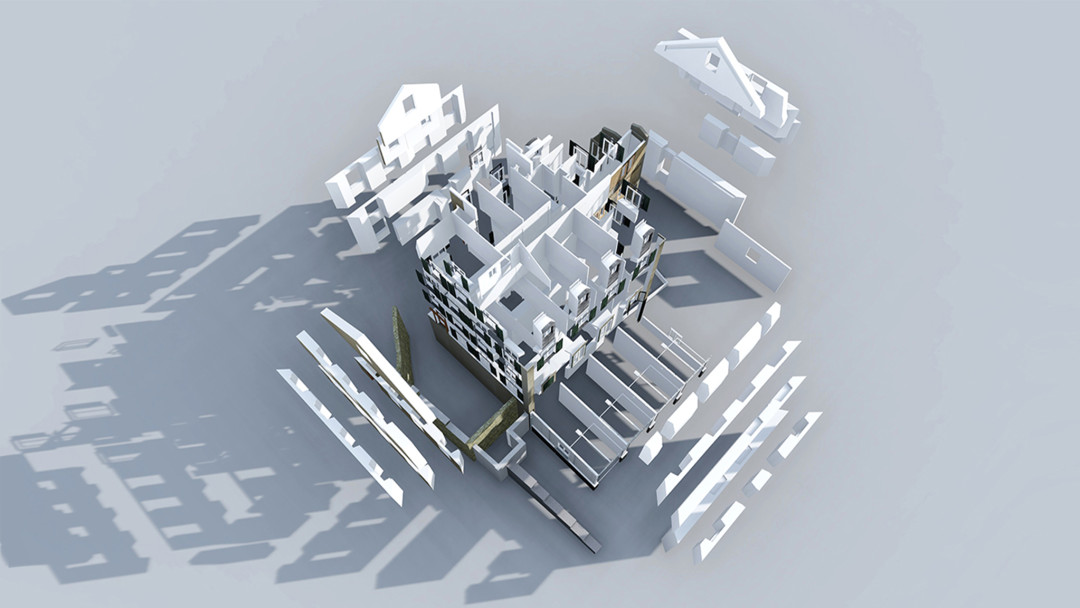3D-Modellierung aus Gebäudeaufnahme. ING PLUS 3D-Modellierung aus Gebäudeaufnahme. ING PLUS