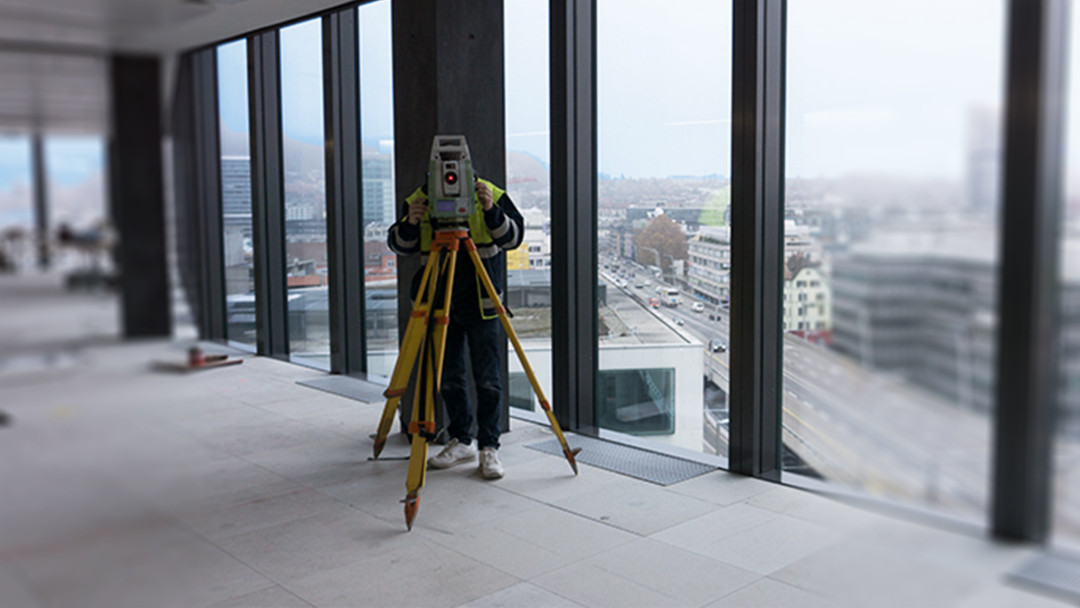 Gebäudeaufnahme für Innenausbau beim Prime Tower in Zürich. ING PLUS Gebäudeaufnahme für Innenausbau beim Prime Tower in Zürich. ING PLUS